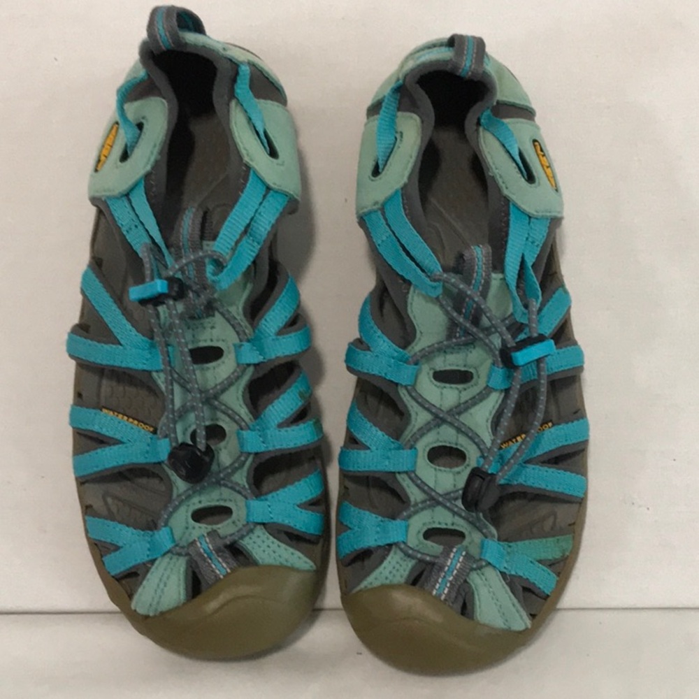 Keen Aqua and Gray Outdoor Sandals Women’s Size 6